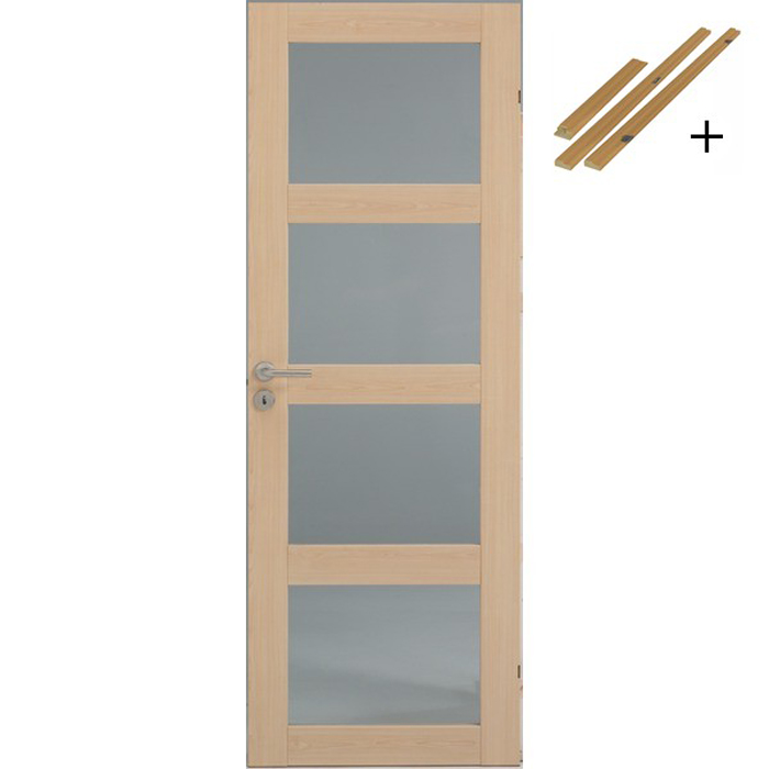 Innerdør Swedoor Unique GW04L Finér med Karmsett