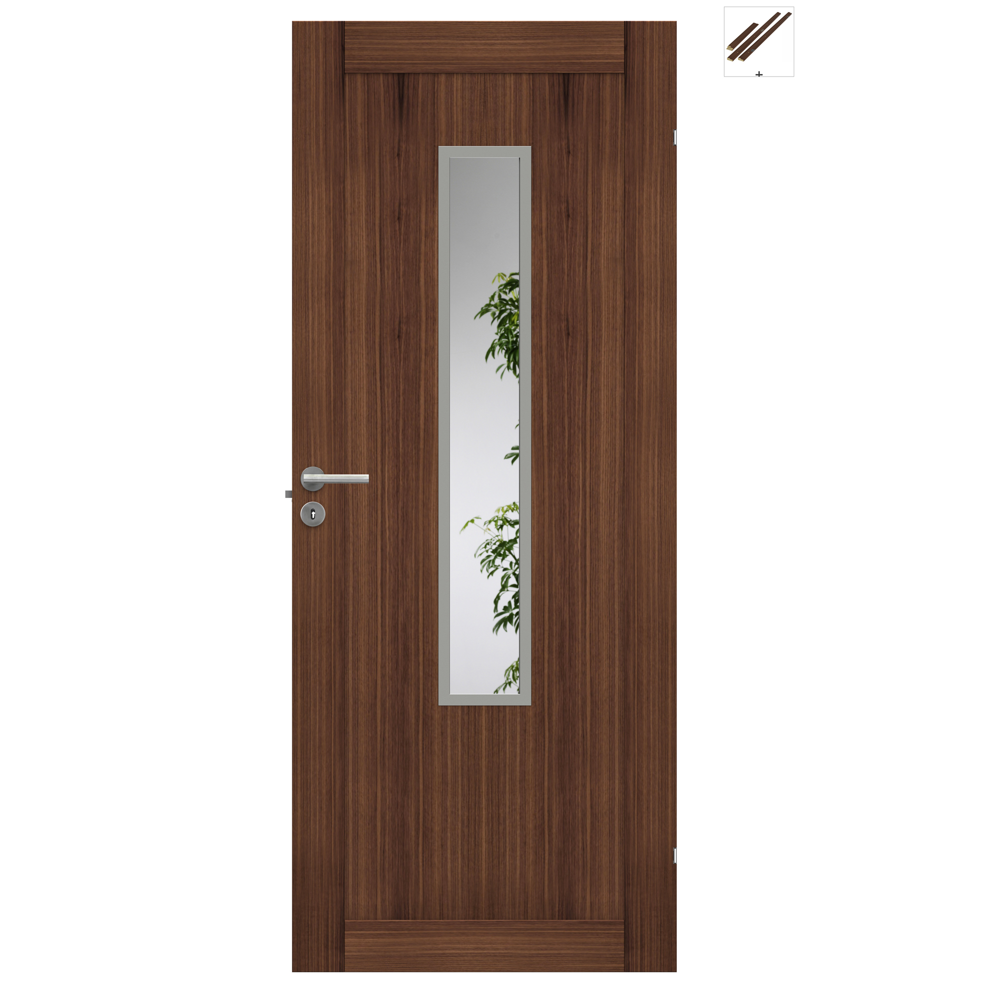 Innerdør Swedoor Unique 01L GWA 1120 Finér med Karmsett