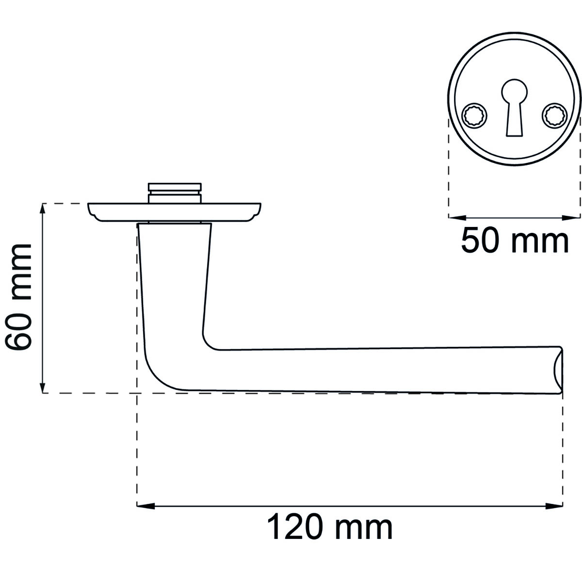 Innerdørvrider Habo Seattle