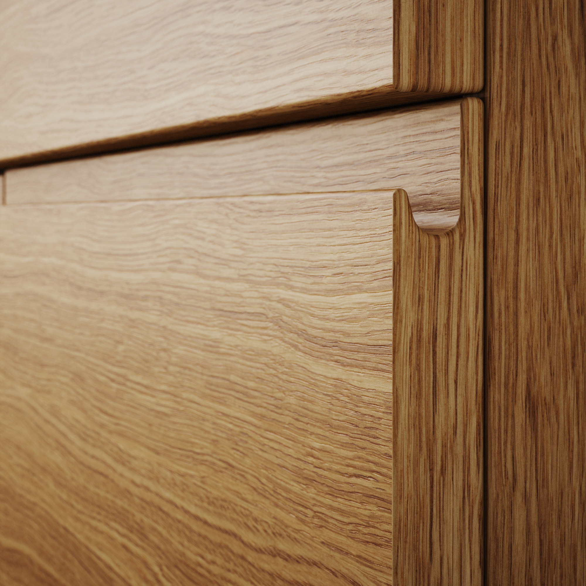 Tvättställsskåp INR Core Grip med 4 Lådor