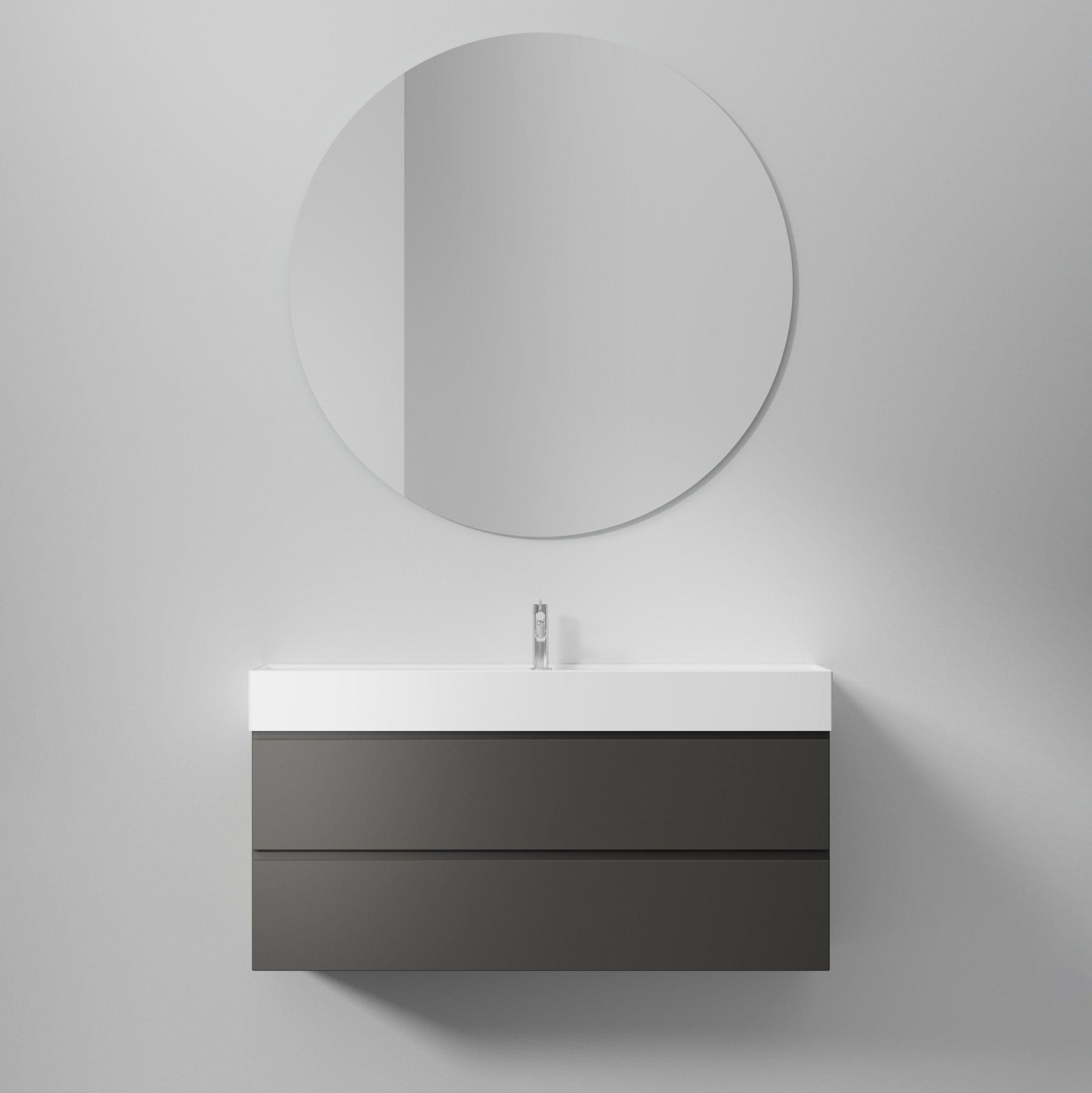 Tvättställsskåp INR Core Grip med 2 Lådor