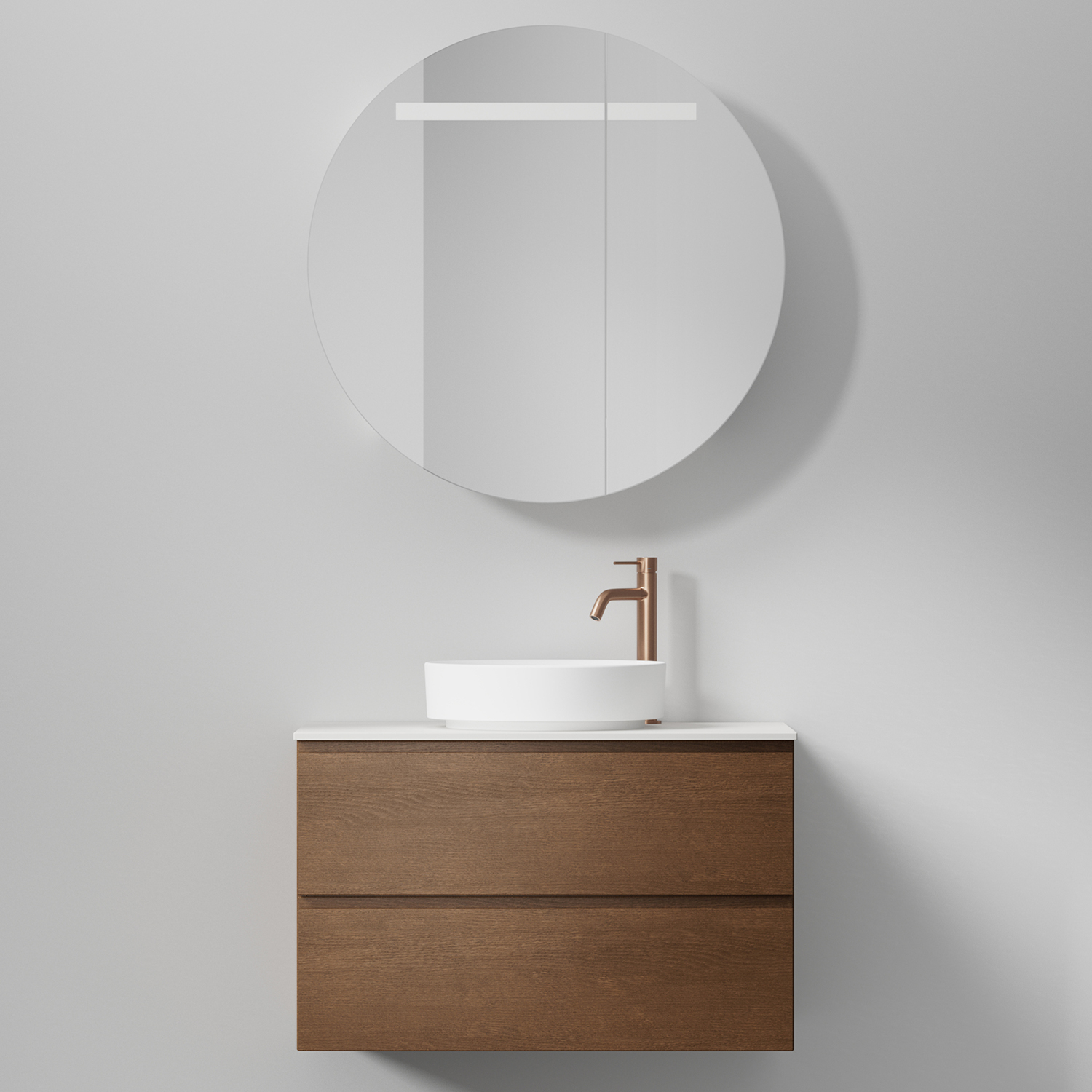 Spegelskåp INR Circ Ø80