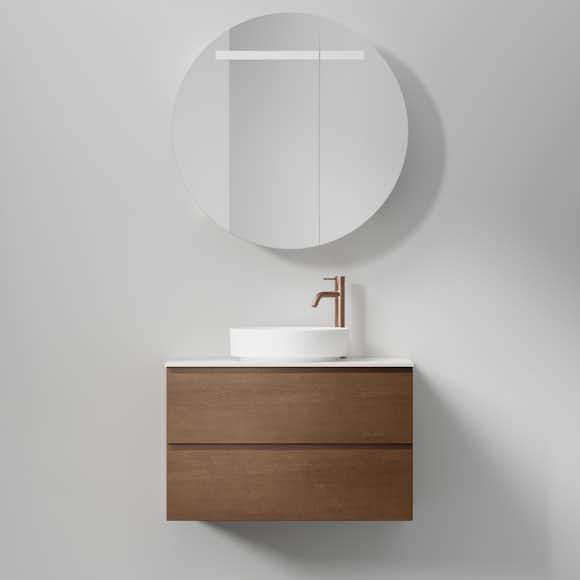 Tvättställsskåp INR Core Grip med 2 Lådor