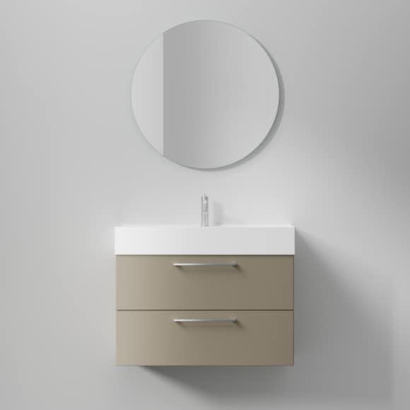 Tvättställsskåp INR Core Solid med 2 Lådor