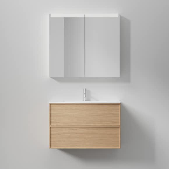 Tvättställsskåp INR Core Sense med 2 Lådor