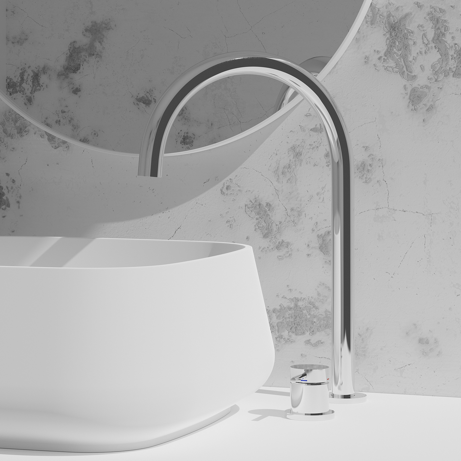 Kjøkkenbatteri Scandtap Steel Harmonized K2