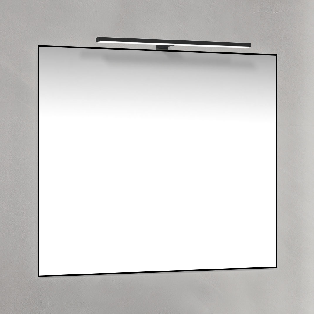 Spegel Macro Design Crown T-belysning Med Ram | badrum - badrumsmobler - badrumsspegel | KakelKungen