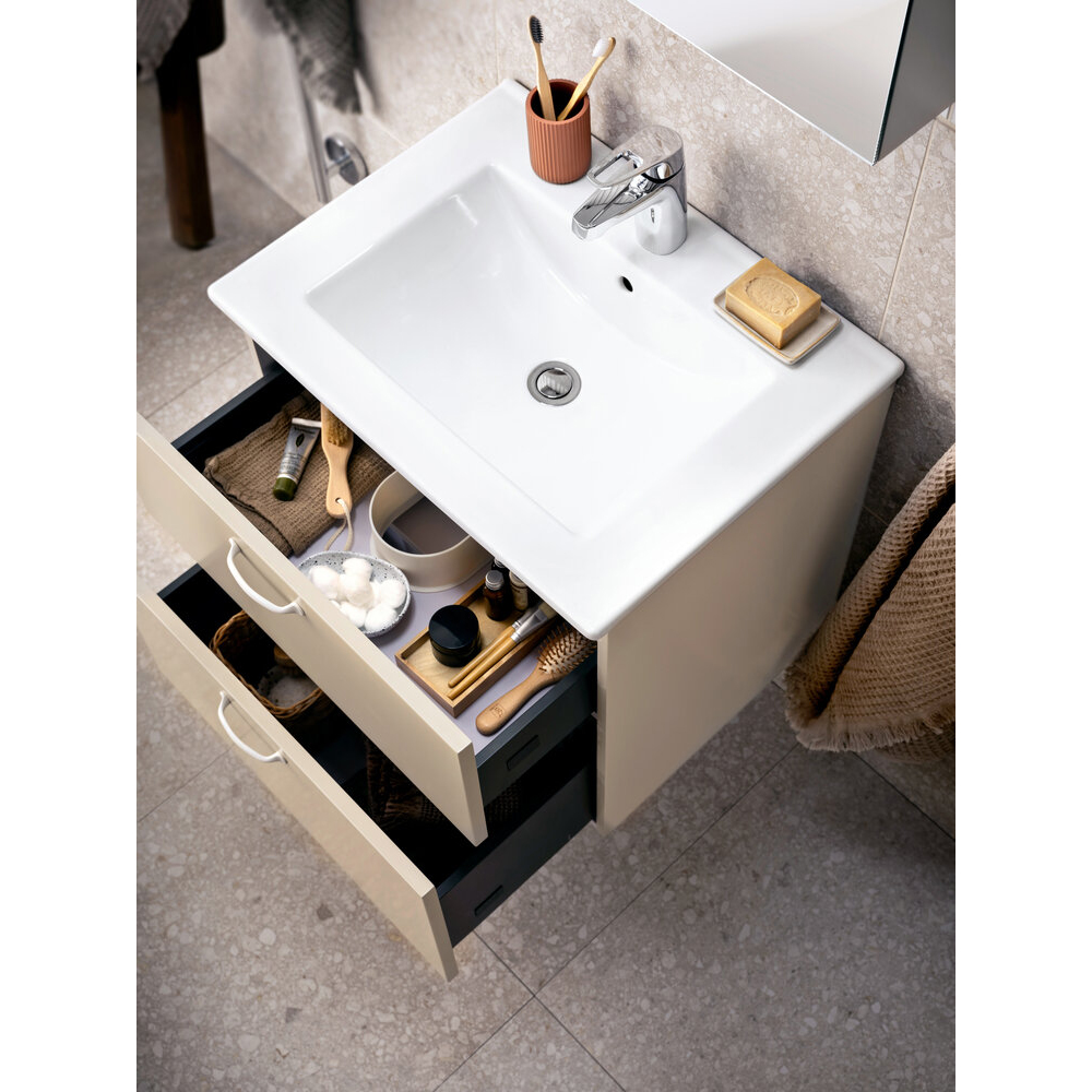 Tvättställsskåp Alterna Isella Aqua med Ariella Porslin Tvättställ