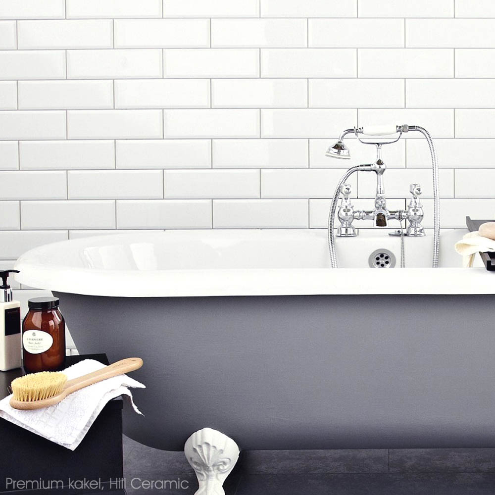 Kakel Hill Ceramic Premium 10x30 Vit Hos Golvshop Se