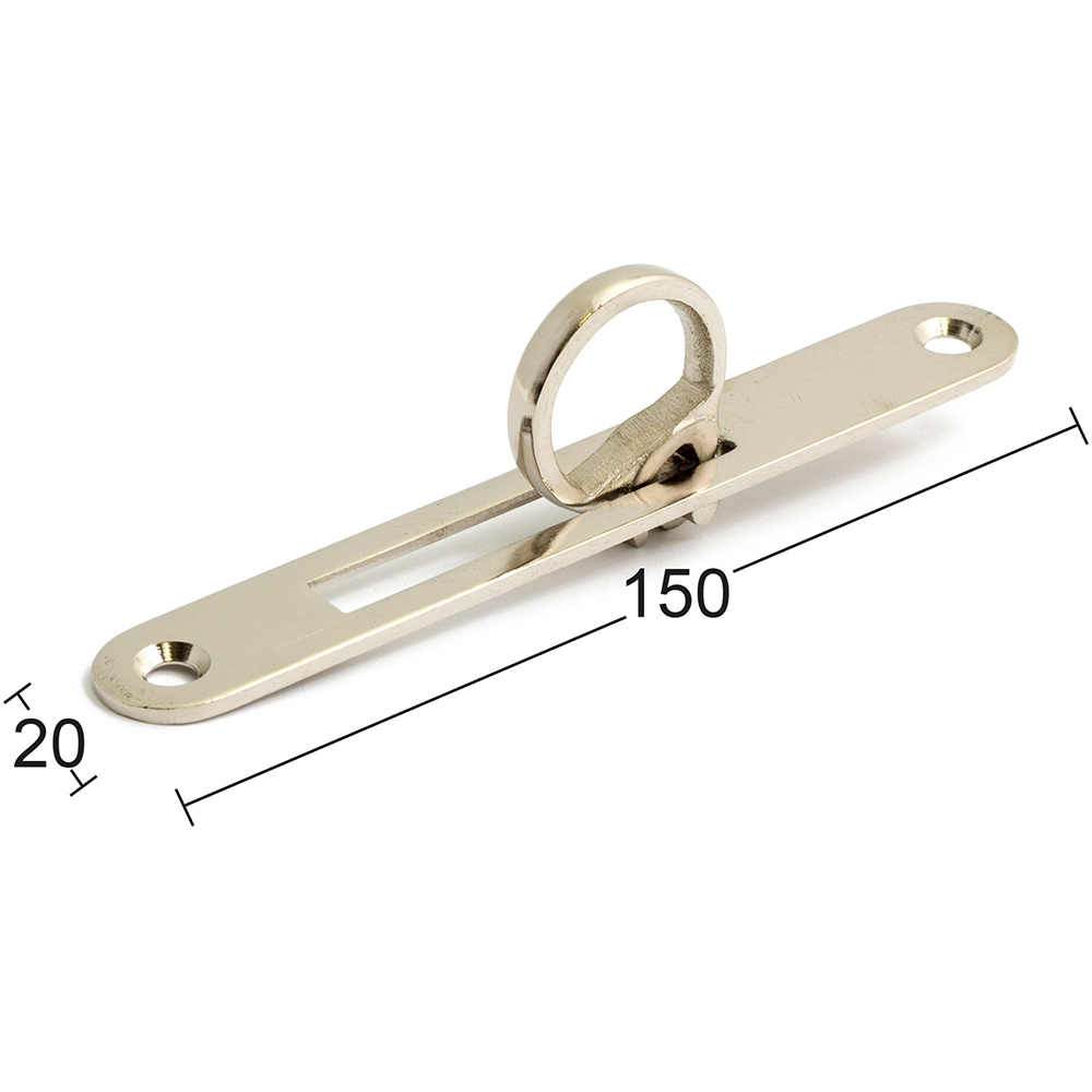 Skyvedørsring Habo 291 Krom