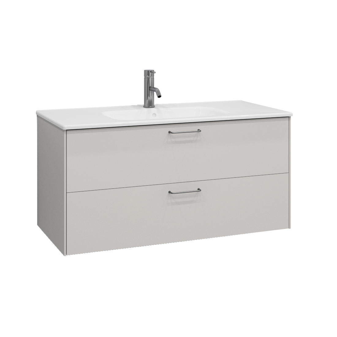 Tvättställsskåp Ballingslöv KC100 Lessmore med 2 Lådor | badrum - badrumsmobler - tvattstallsskap-och-kommod | KakelKungen