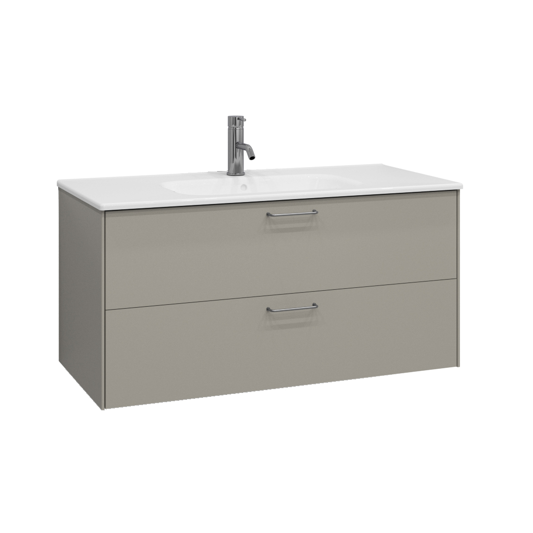 Tvättställsskåp Ballingslöv KC100 Lessmore med 2 Lådor | badrum - badrumsmobler - tvattstallsskap-och-kommod | KakelKungen