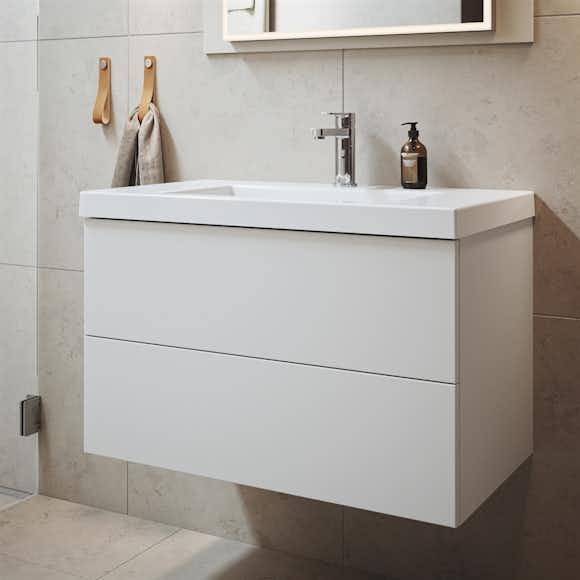 Tvättställsskåp Ballingslöv KC80SET80GB Mono med Tvättställ