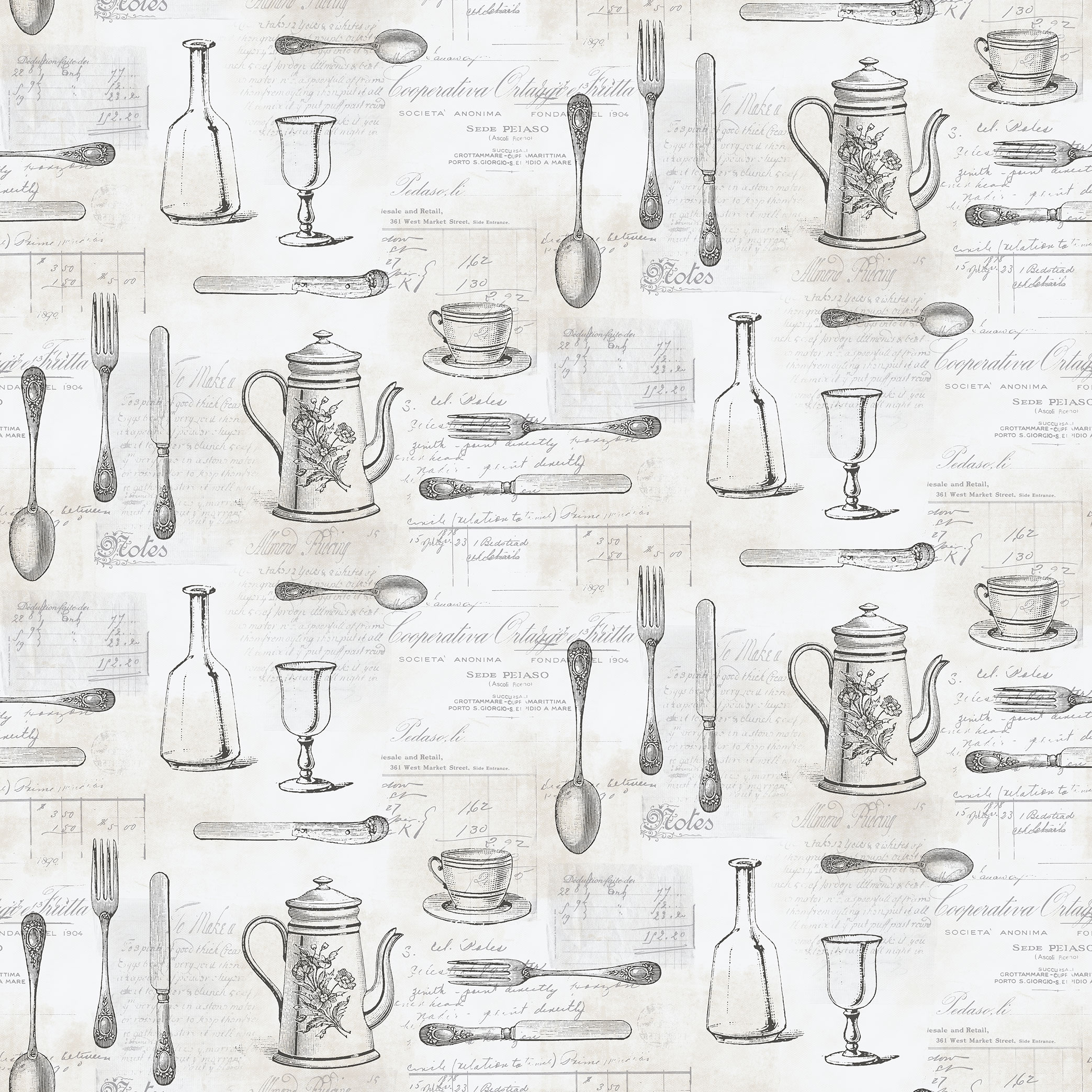 Tapet Galerie Wallcoverings Kitchen Elements KE29939