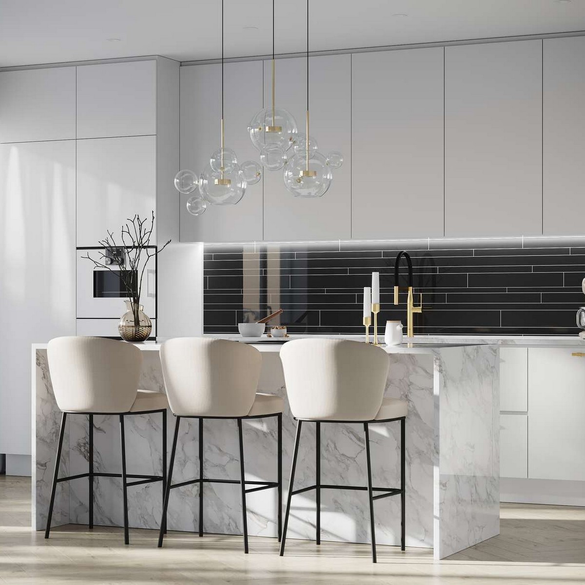 Kitchen Board Fibo 2124 KM99 HG New York Black