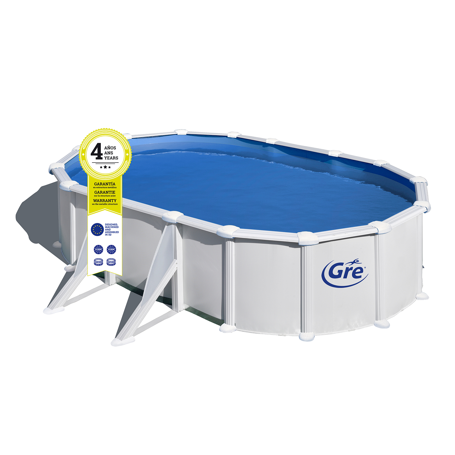 Poolpaket Gre Atlantis Oval 16 m³