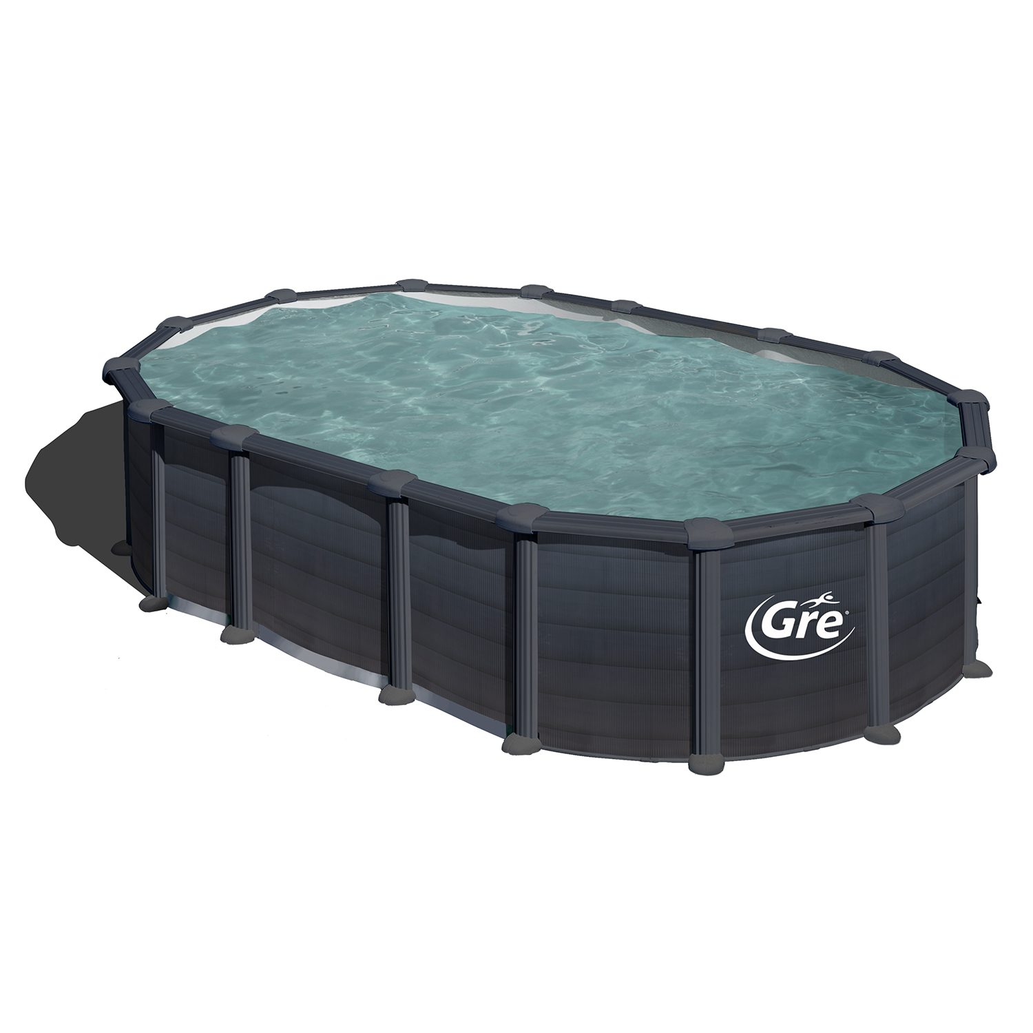 Poolpaket Gre Capri Oval 23 m³