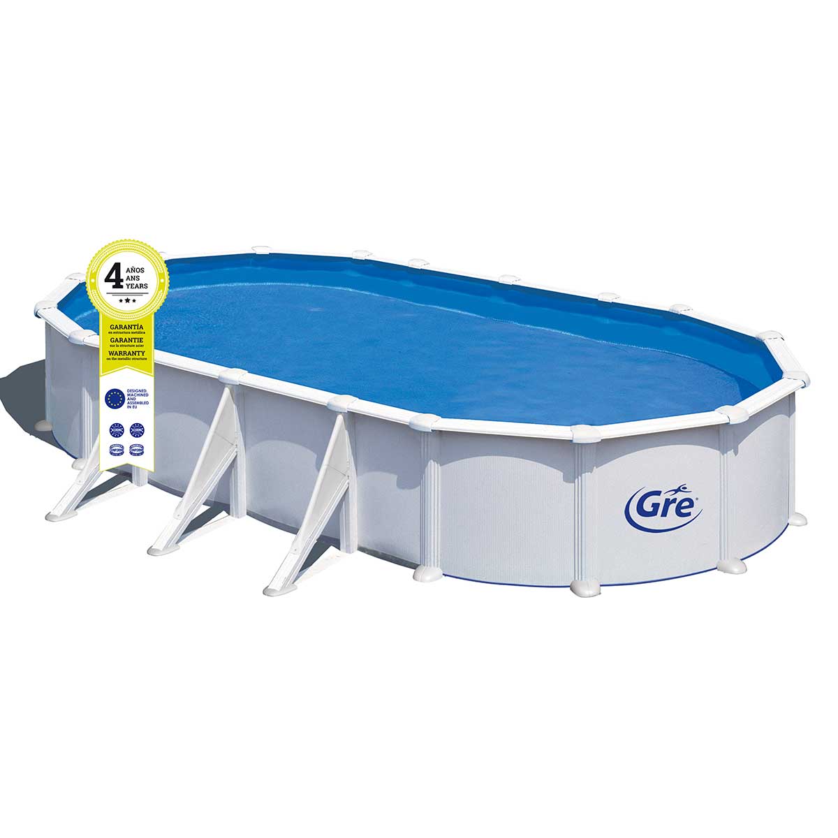 Poolpaket Gre Atlantis Oval 28 m³