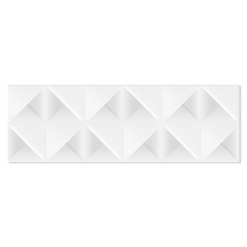 Kakel Hill Ceramic Zahora Vit Blank Mönstrad 1 Rak 40x120 cm