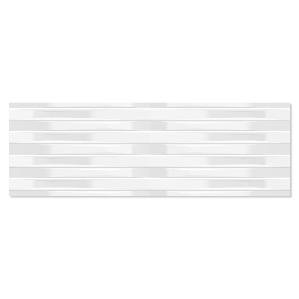 Kakel Hill Ceramic Zahora Vit Matt Mönstrad 2 Rak 40x120 cm