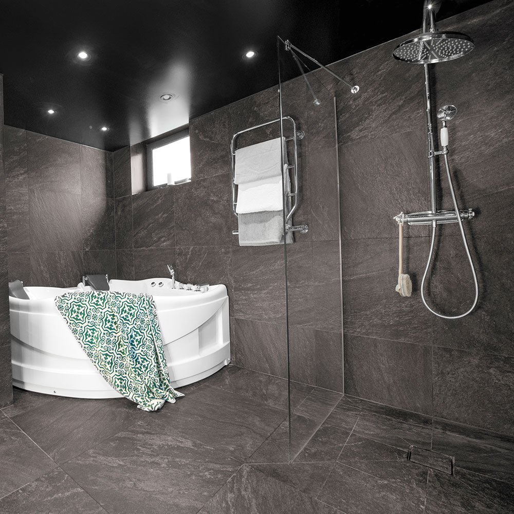 Klinker Bricmate D66 Quartzit Black 59,5x59,5 cm