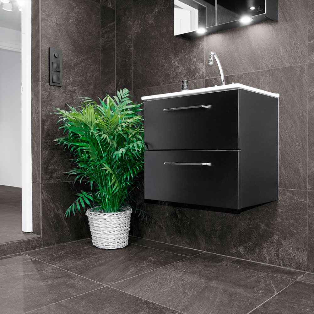 Klinker Bricmate D66 Quartzit Black 59,5x59,5 cm