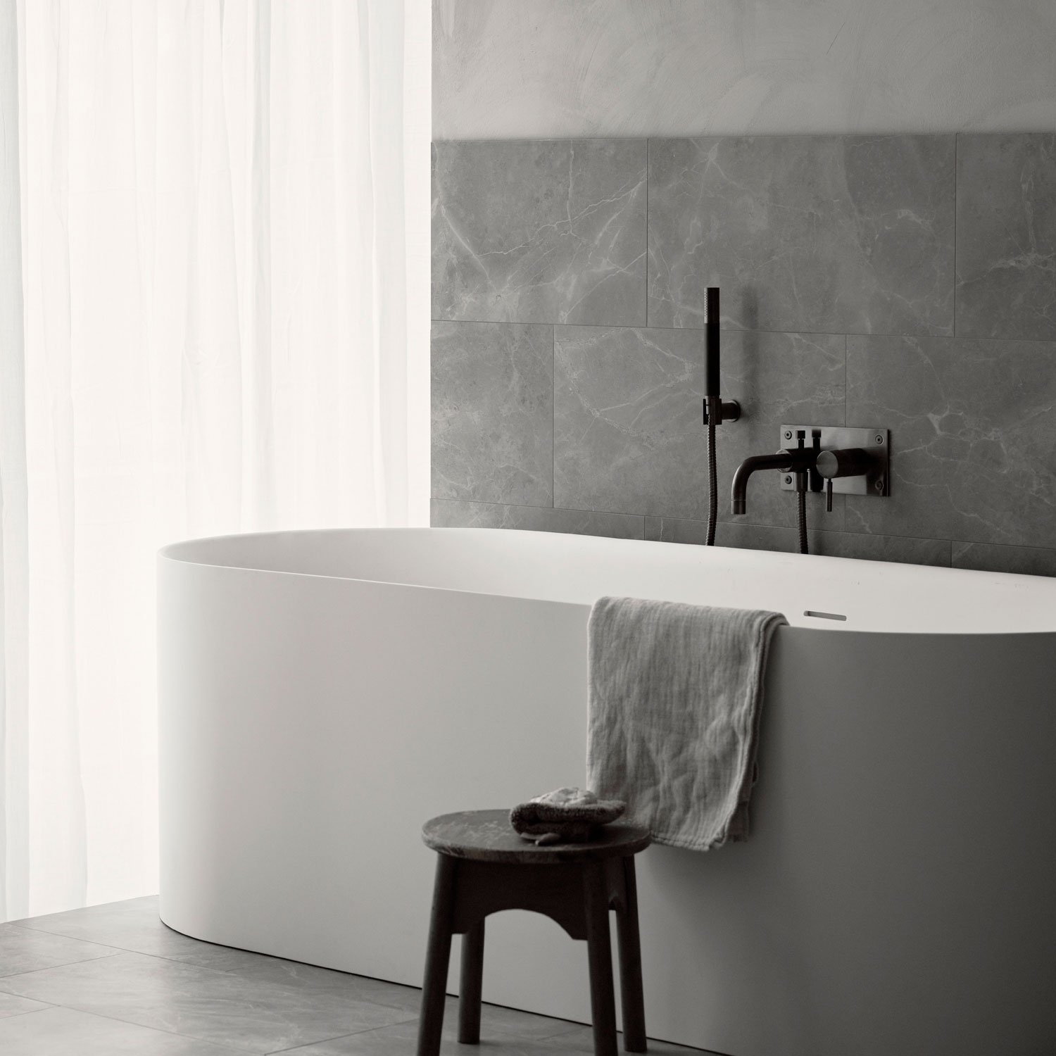 Klinker Bricmate M66 Grey Fleury Honed 59,5x59,5 cm