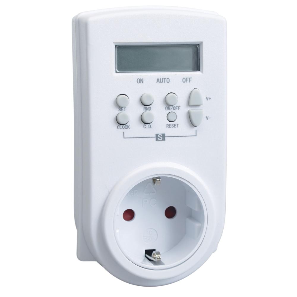 Klockströmbrytare Bårebo Jordad Digital