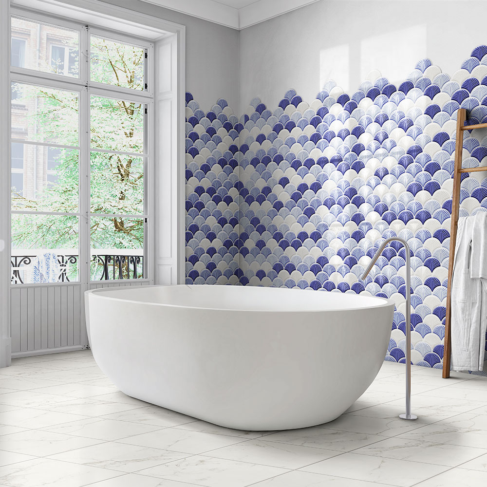 Klinker Hill Ceramic Scale Violet 31x31 cm