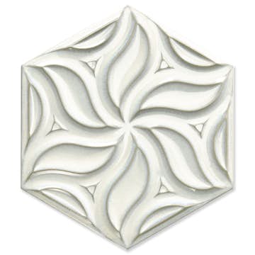 Flis Hill Ceramic Ivy Hvit Blank 25x51 cm