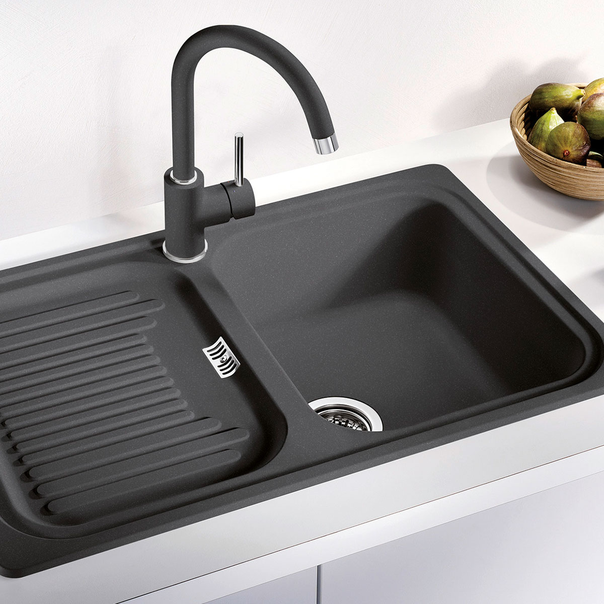 Kjøkkenbatteri Blanco Mida-S Silgranitt-look