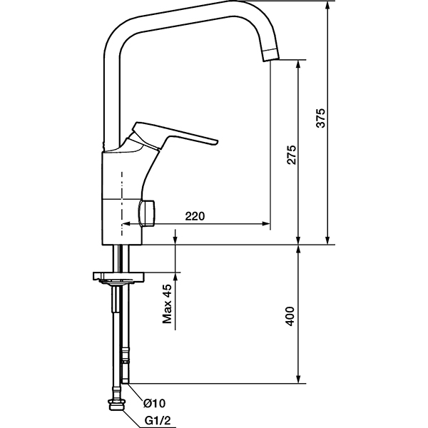 Köksblandare FM Mattsson Siljan