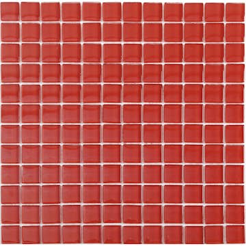 Kristallmosaik Arredo Blank Röd 2,3x2,3 Röd cm