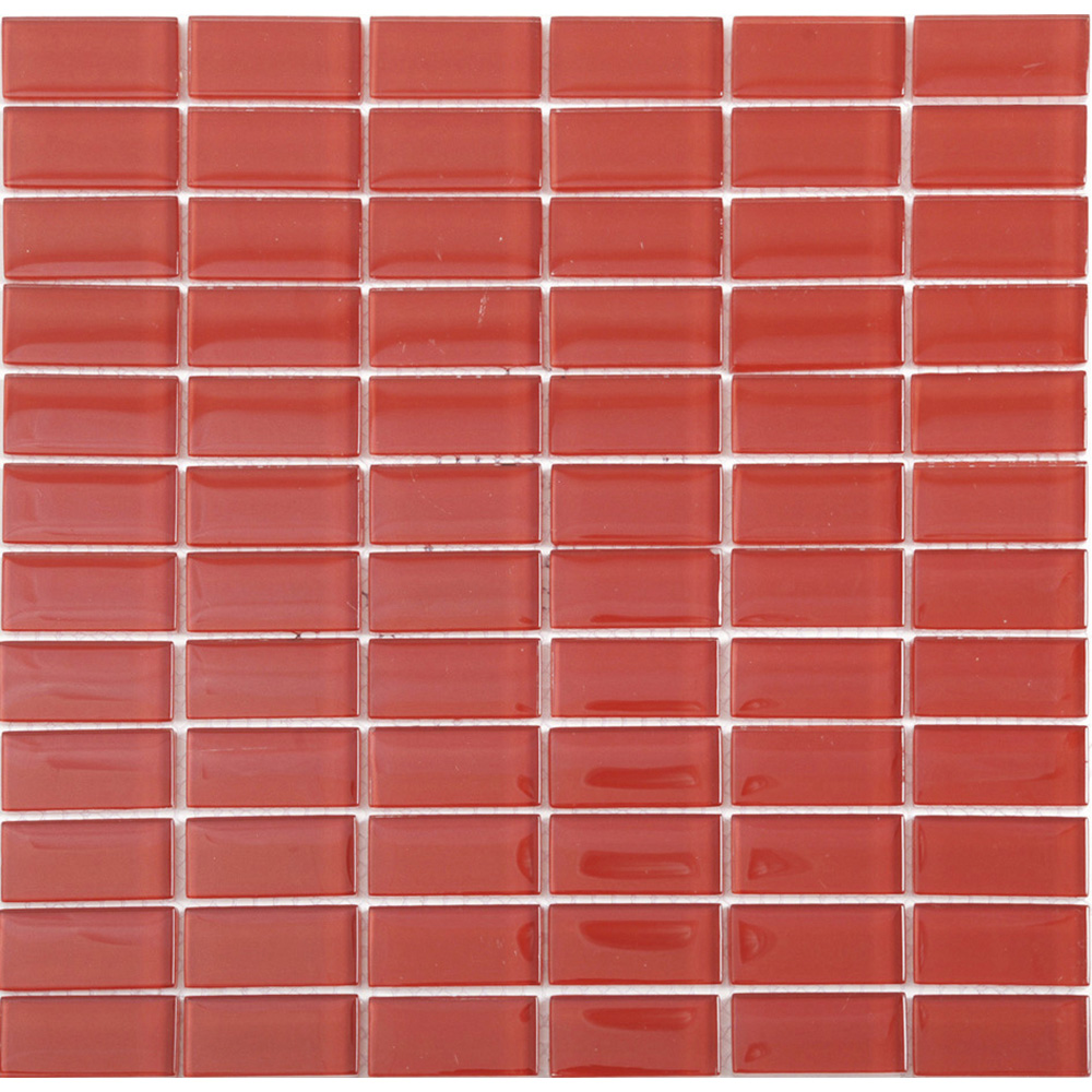 Kristallmosaik Arredo Blank Röd 4,8×4,8 cm