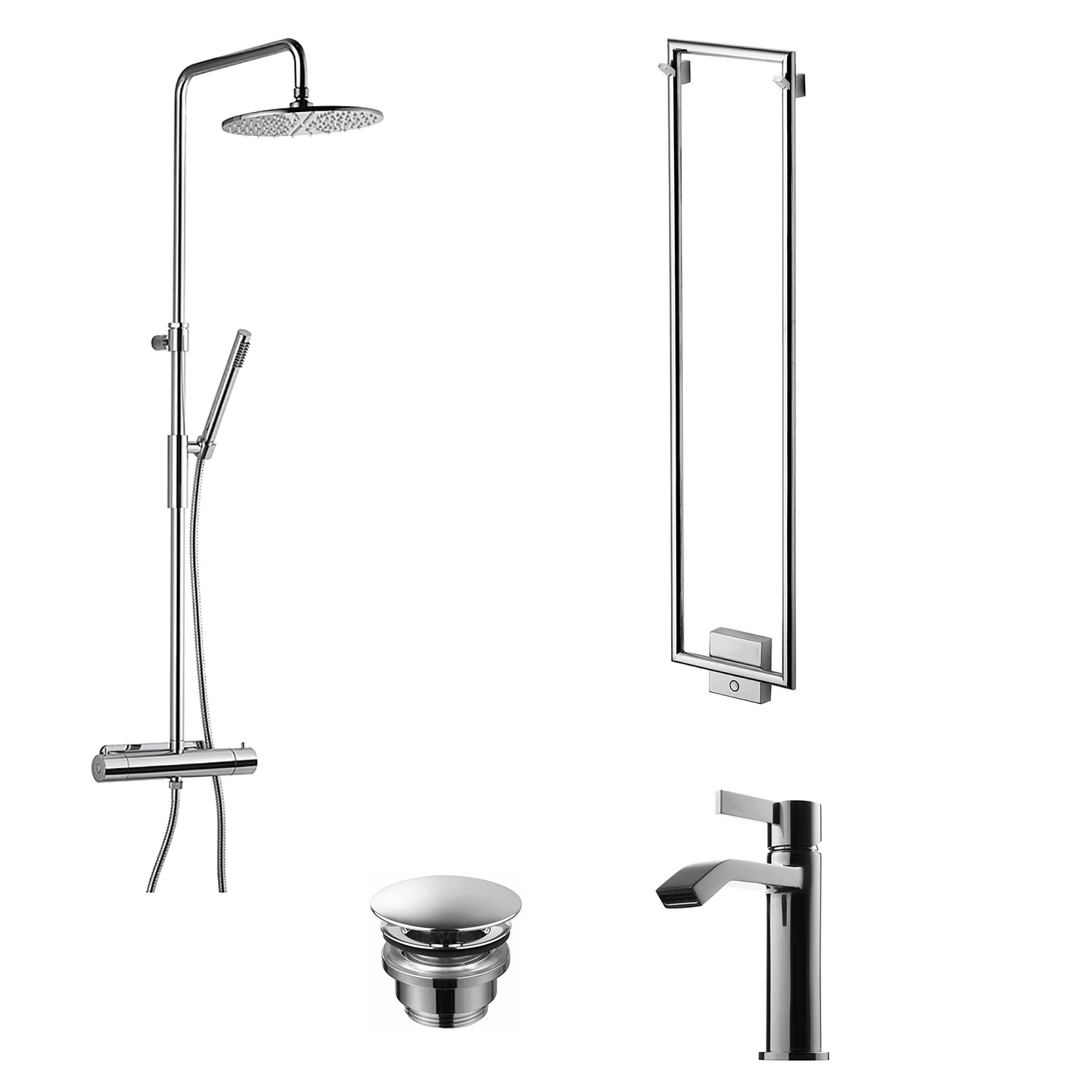 Badrumspaket Tapwell TVM7200-160, ARM071, TW800-200 och 74400