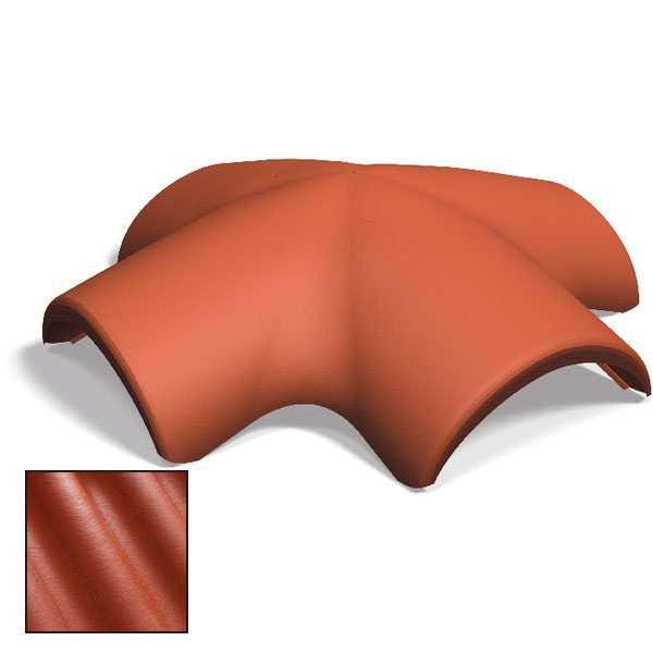 Kryssnock Benders för Lutande Rak Ytbehandlad Röd