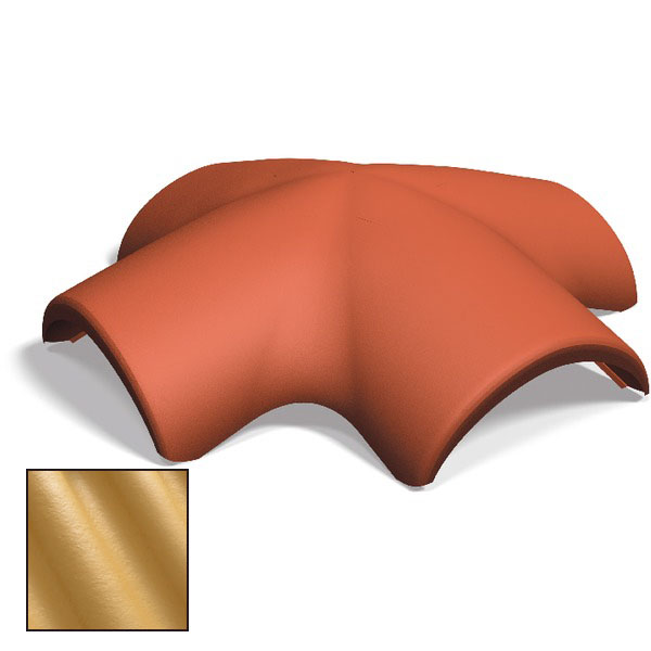 Kryssnock Benders för Lutande Rak Ytbehandlad Gul