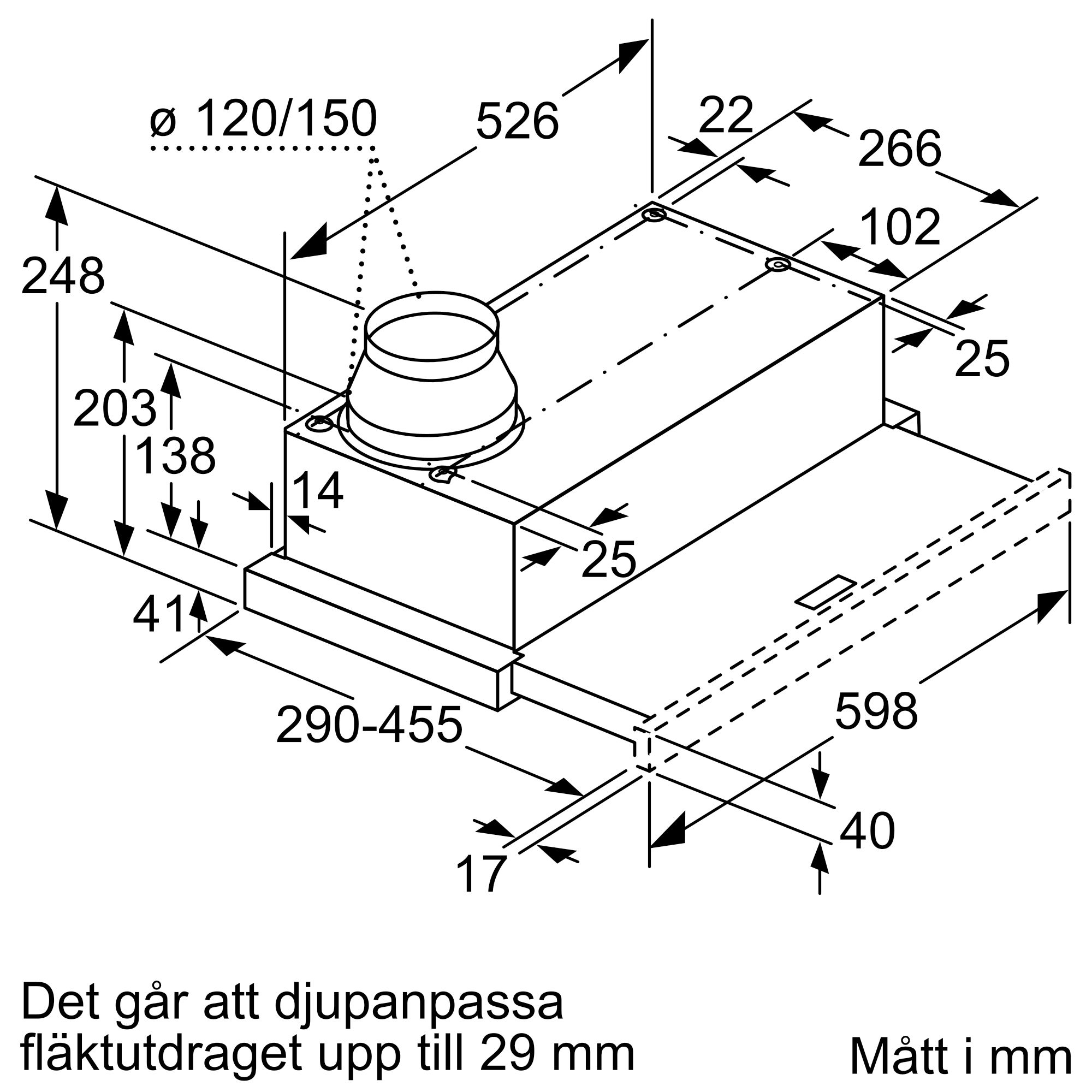 Kjøkkenvifte Siemens LI64MB521