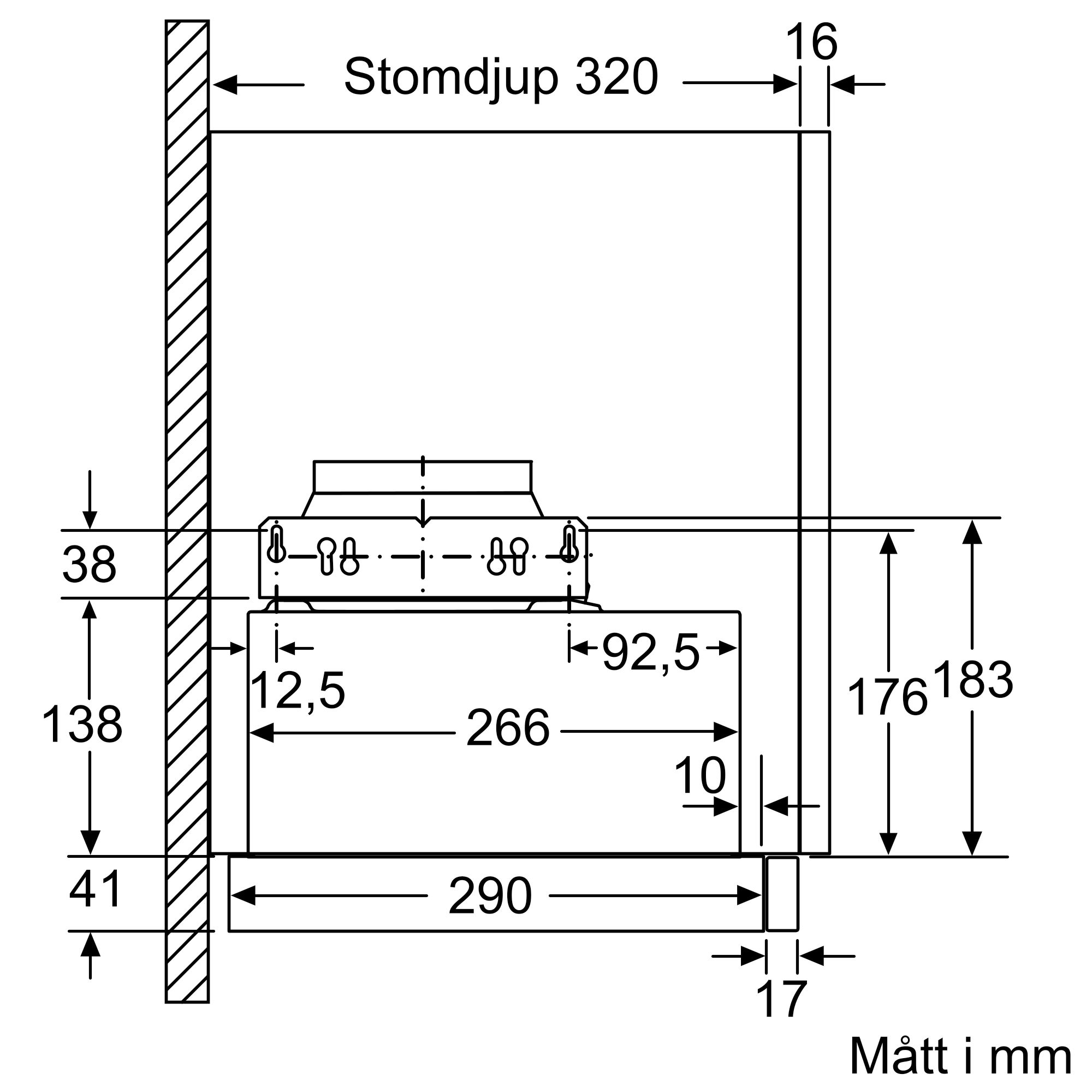 Kjøkkenvifte Siemens LI64MB521