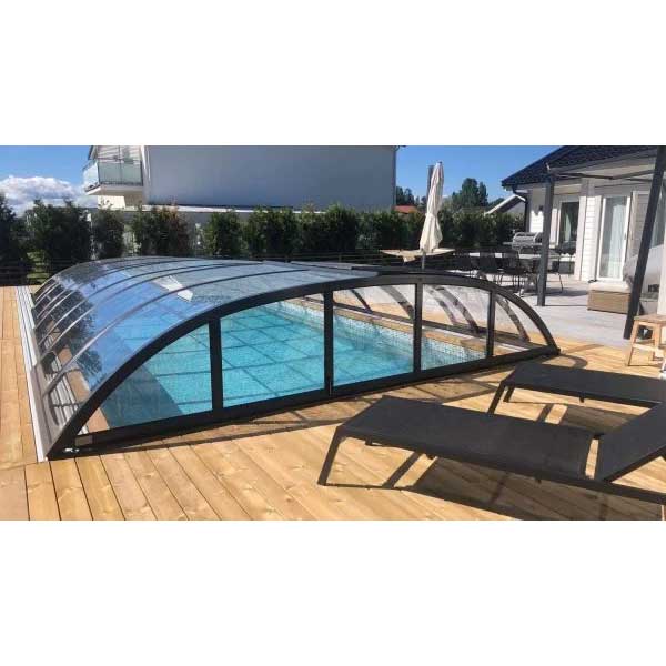 Pooltak Nordenspa Lillehammer BOX 4,20 x 8,61 Kanalplast Grå