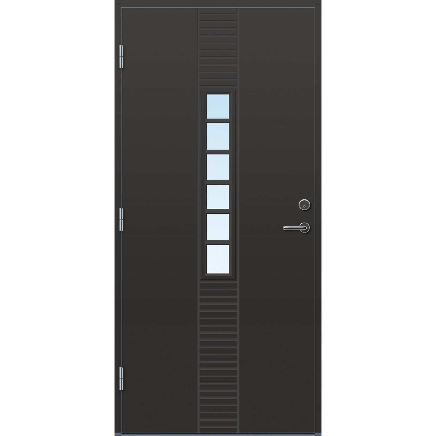 Ytterdør Bygg1 Lillehammer med Kompaktlaminat
