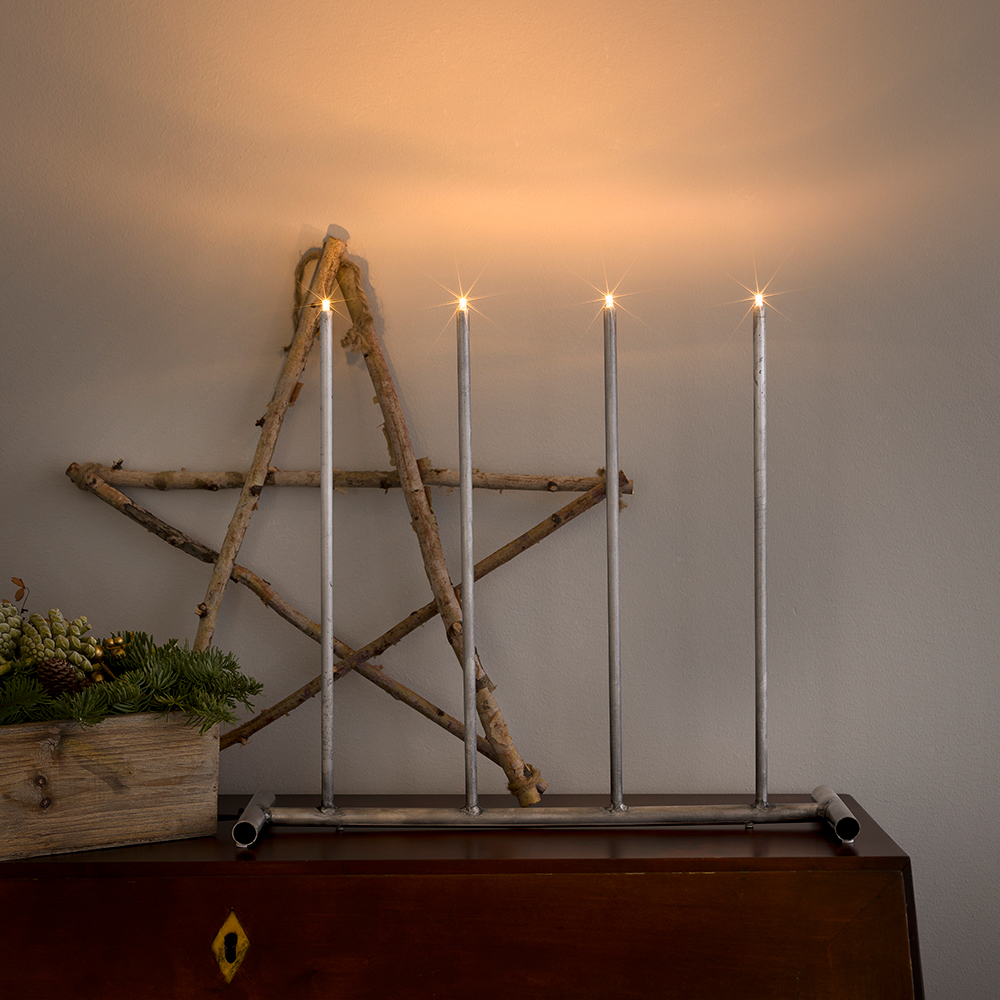 Adventstake Gnosjö Konstsmide 4L Rør