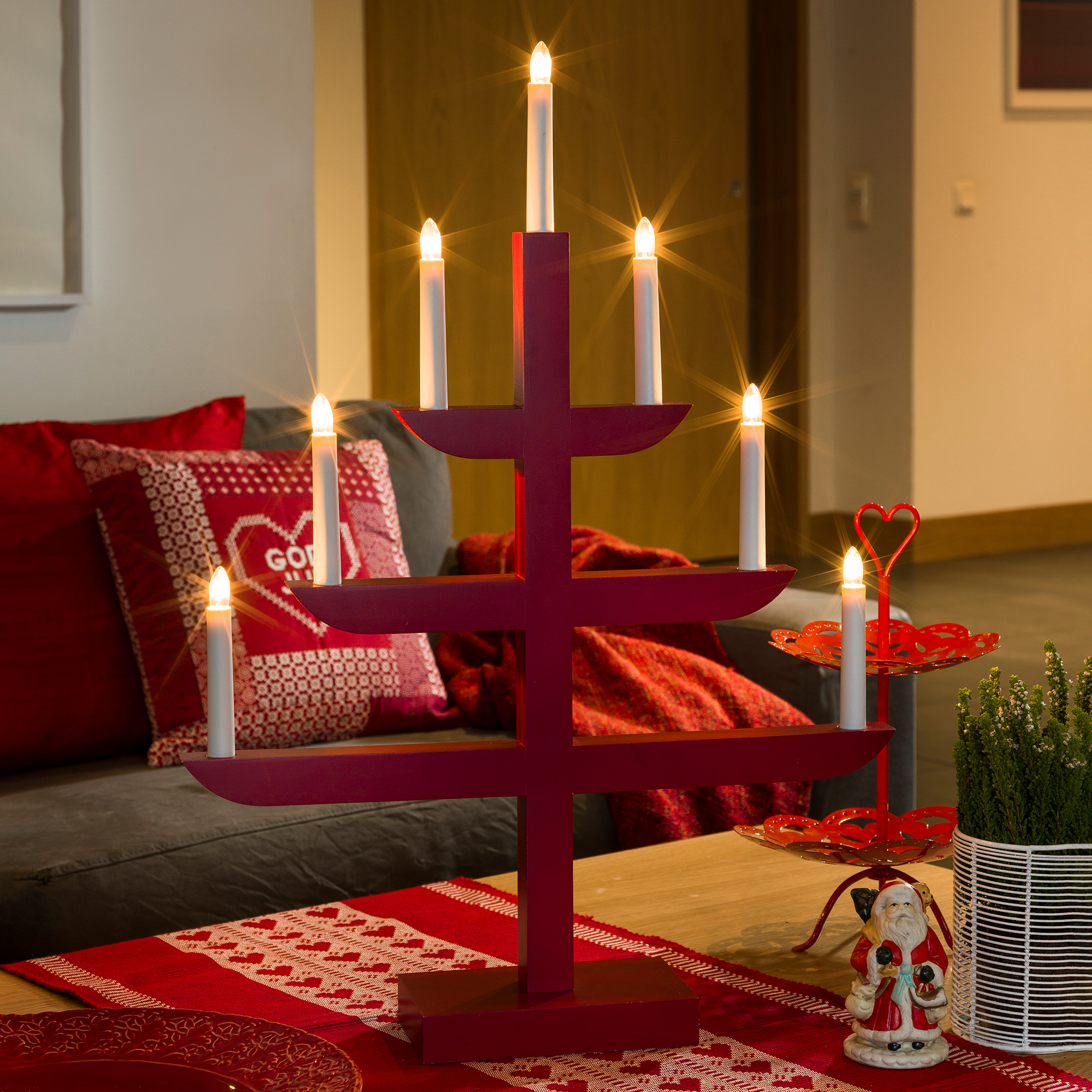 Adventstake Gnosjö Konstsmide 7L på Fot H65