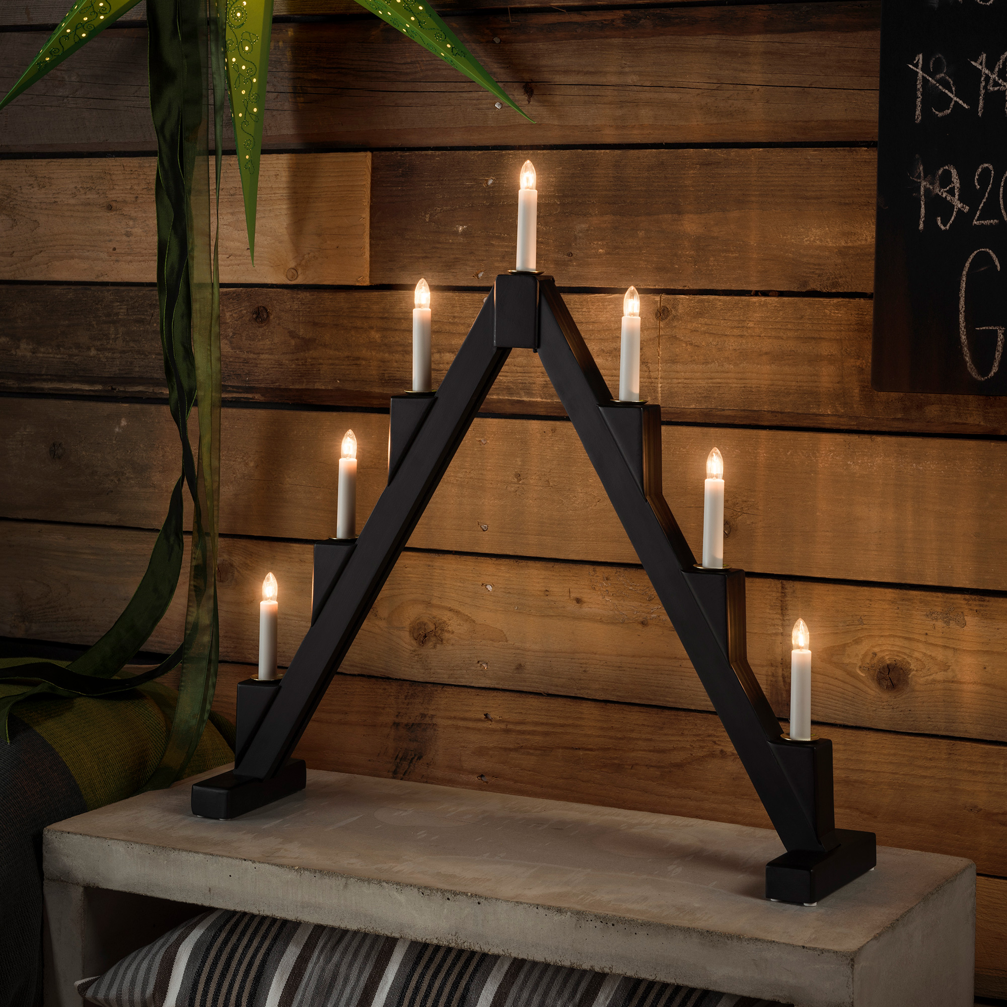 Adventstake Gnosjö Konstsmide 7L Sammenleggbar