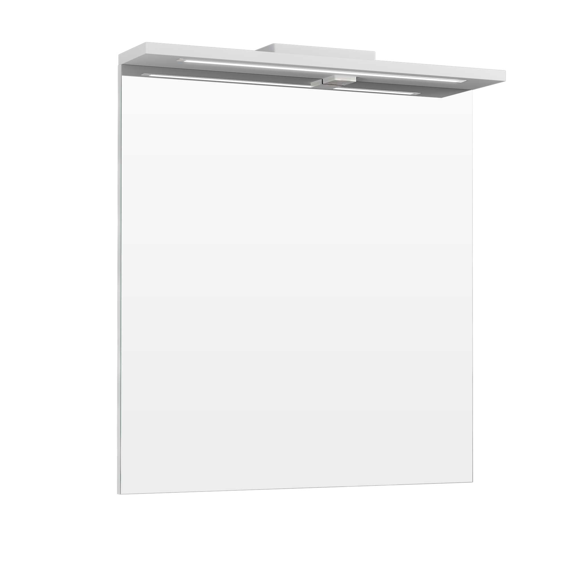 Spegel Temal Classic med LED-ramp 85 x 18 x 87 cm, Matt Ljusgrå