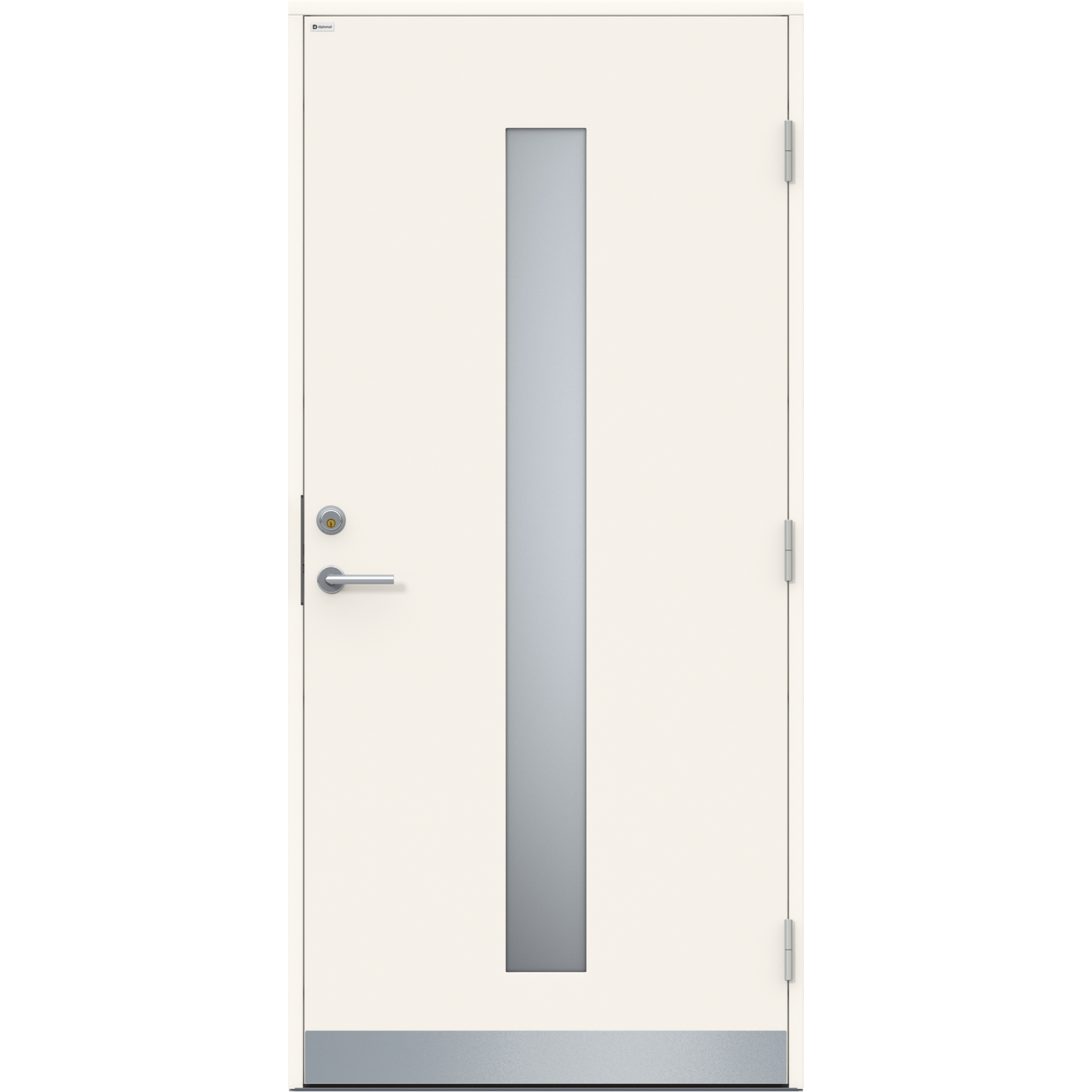 Ytterdør Diplomat Marina Extreme Klart Glass