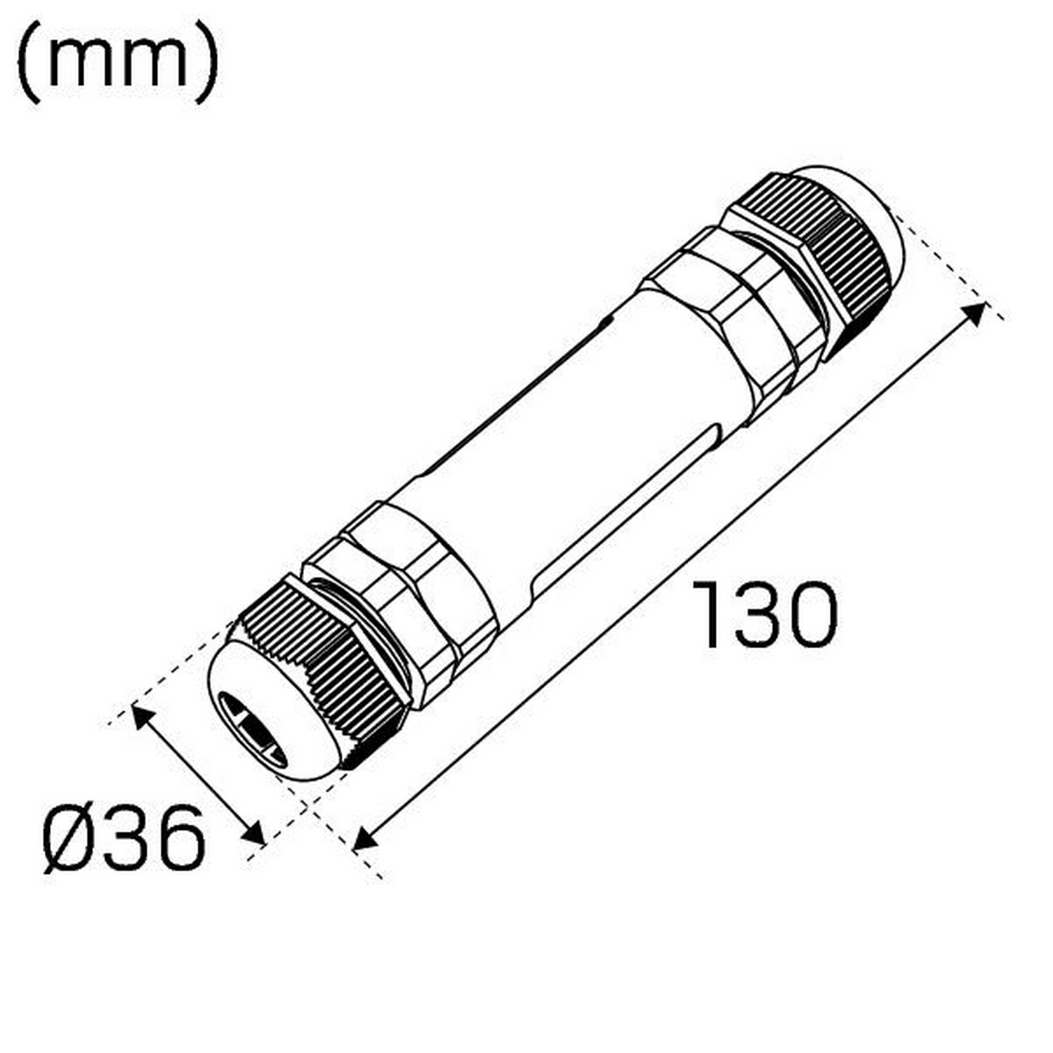 Skjøt Hide-a-lite Rak IP68 5P