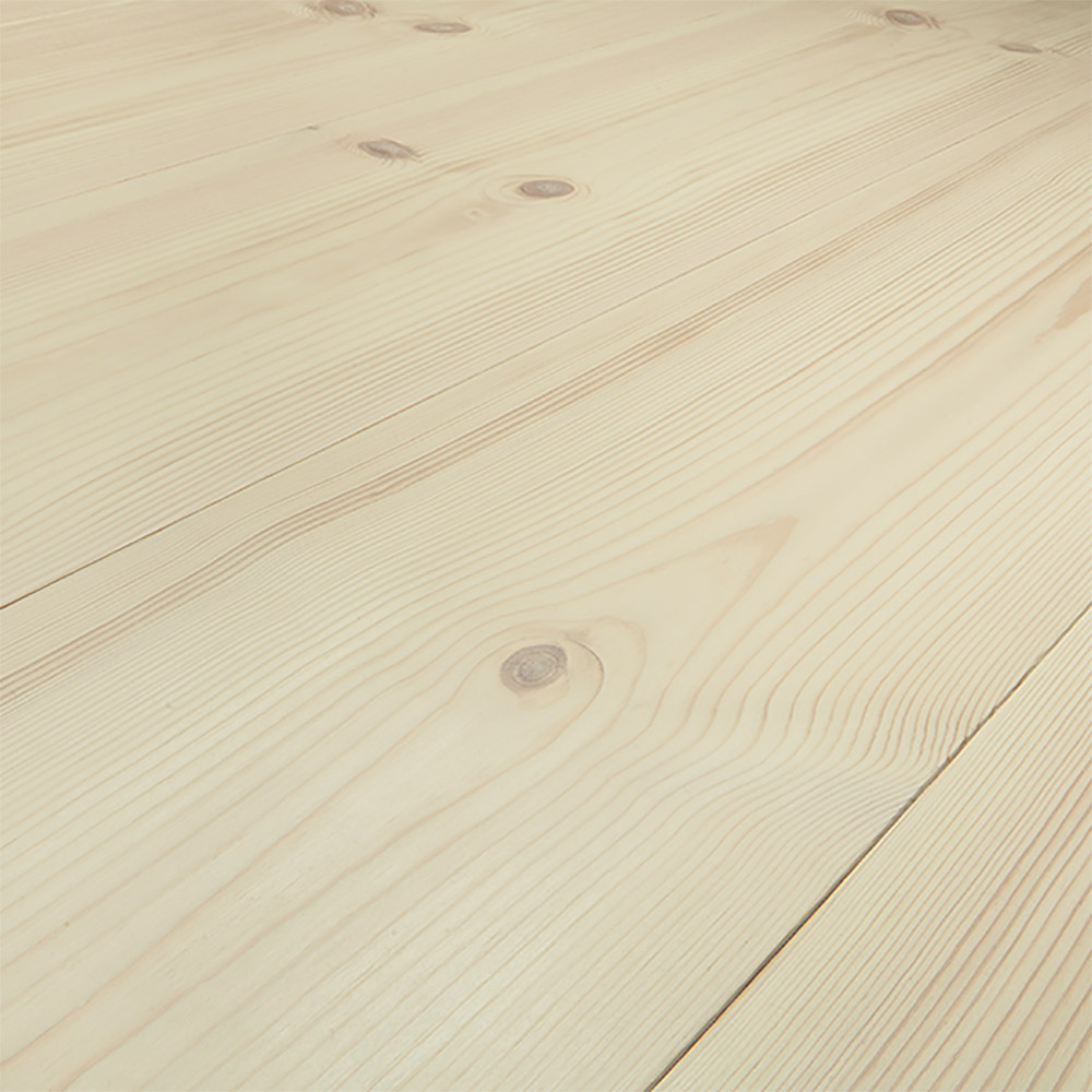 Massivt Trägolv Baseco Patina Hårdvaxoljad Natur Furu 113x20 mm