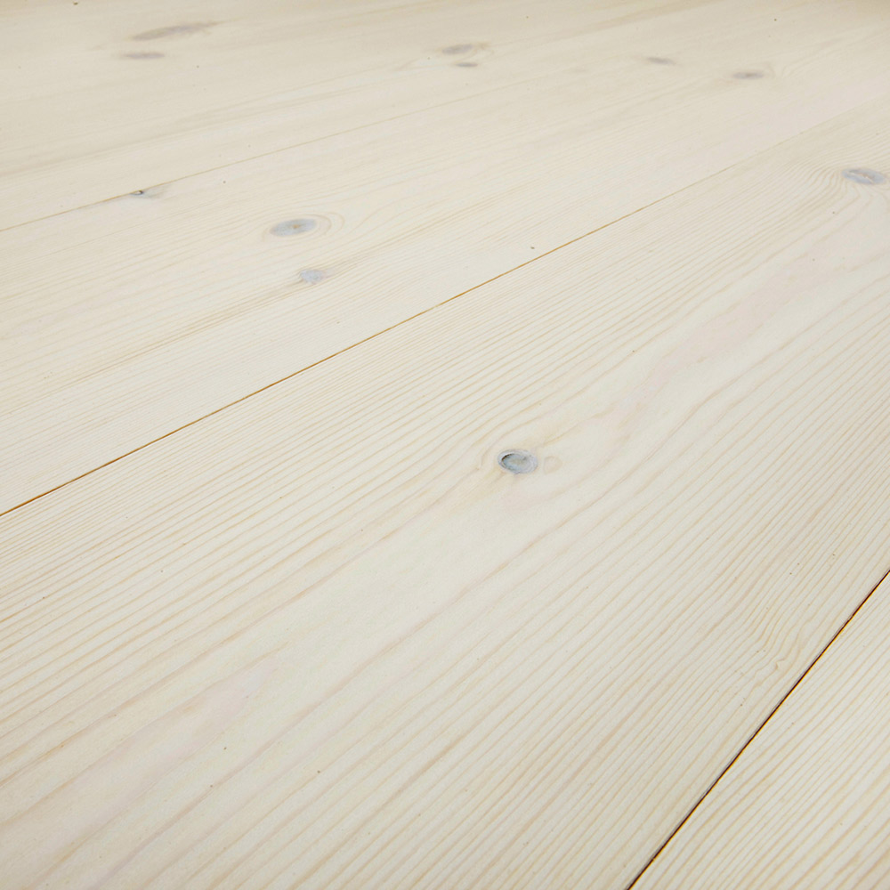 Massivt Trägolv Baseco Trend Vit Furu 135x25 mm