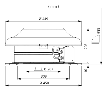 Takvifte Östberg Tkc 300 A Sort